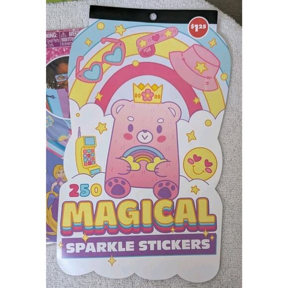 Disney Tinker Bell Great Fairy Rescue + Princess Sticker Story + Sparkle Sticker - Picture 2 of 7